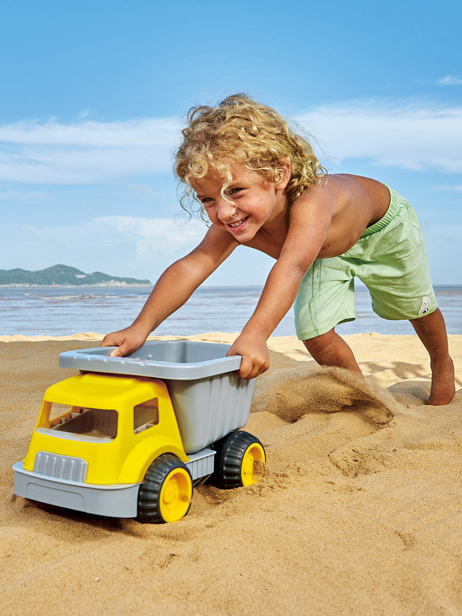 Игрушка самосвал Грузи и вези (машинка для игр с песком) Hape E4084_HP - фото №1