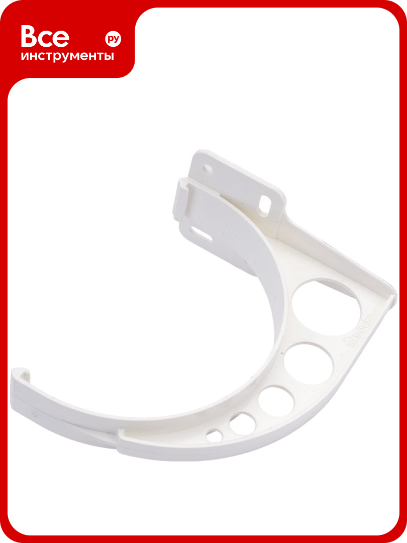 Кронштейн желоба Docke STANDARD 120 мм белый PVTY-1107