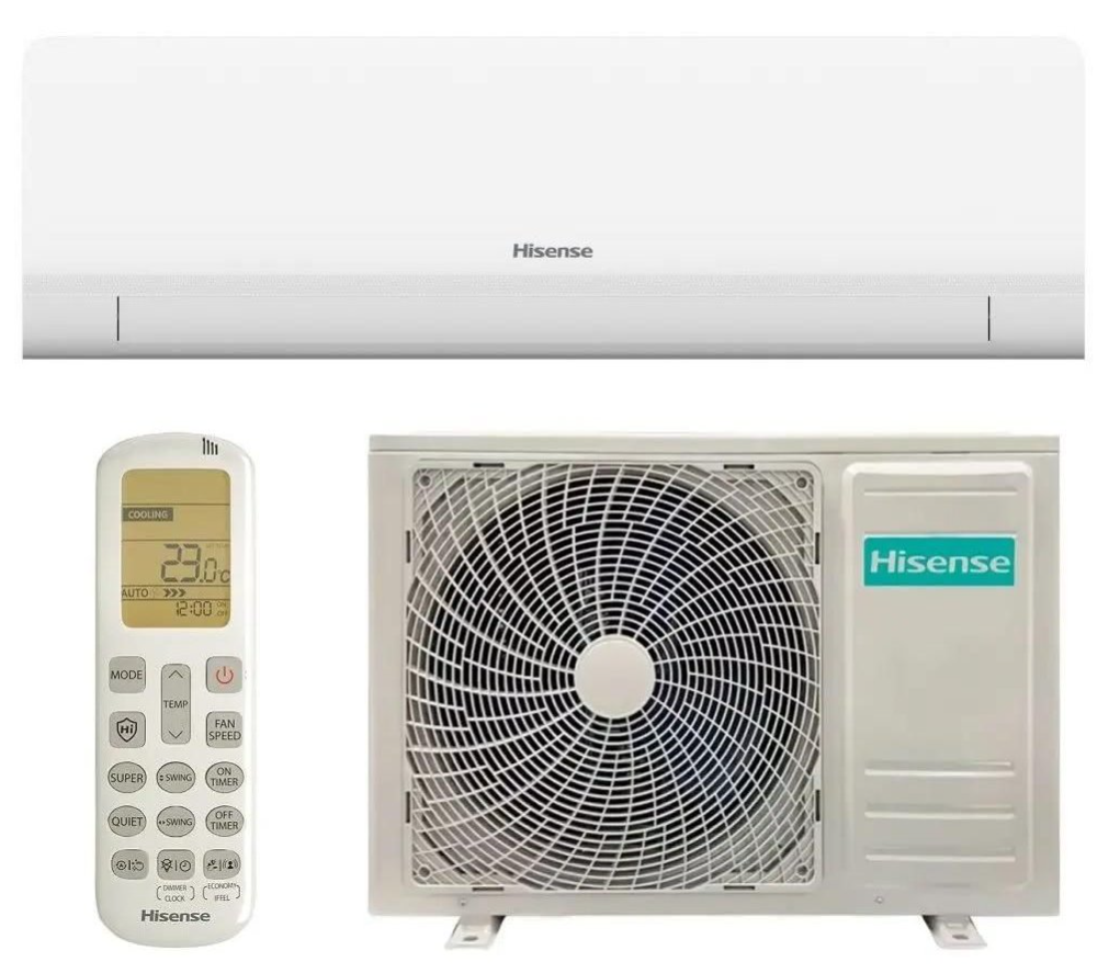 Сплит-система Hisense AS-12HR4RLRKA01, антиаллергенный фильтр, пульт ДУ