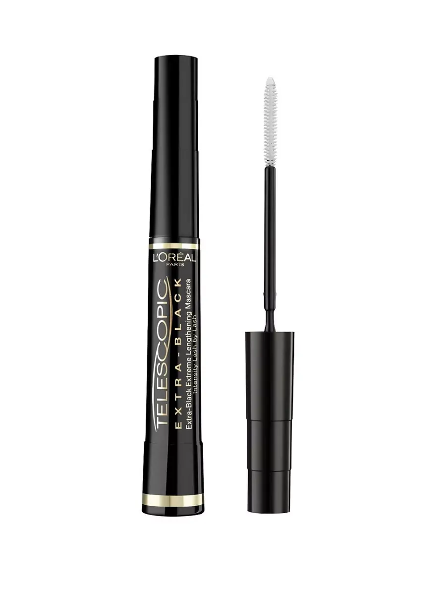 Тушь для ресниц L'Oréal Paris Telescopic, водостойкая, черная, 8 мл