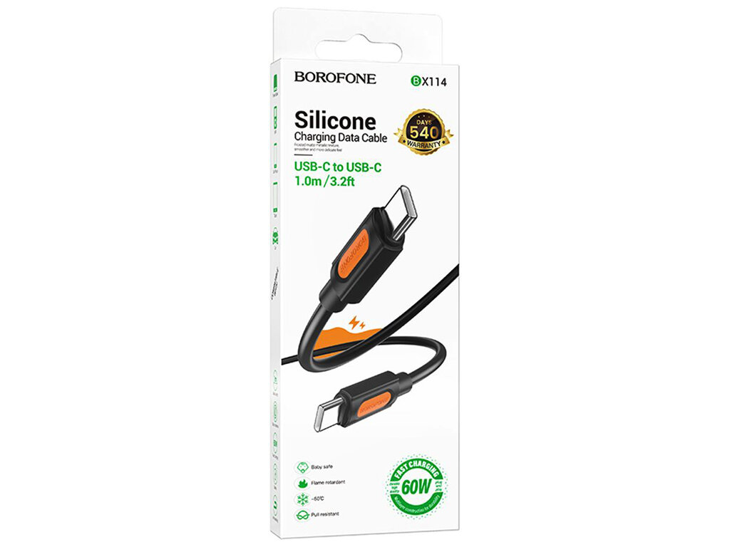 Borofone BX114 Type-C to Type-C ( 60 W ) Оригинальный кабель