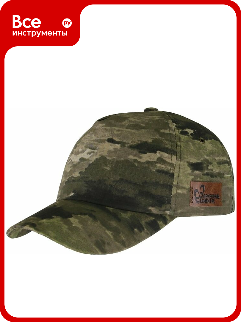 Бейсболка-пятиклинка Элементаль Twill Камуфляж Ш-408 4630086582600