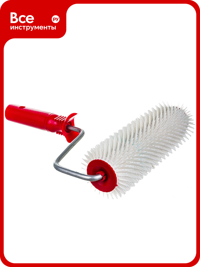 Игольчатый валик для наливных полов Зубр мастер 72х200 мм 03952-20