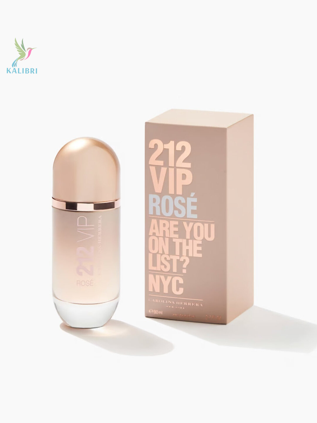 Парфюмерная вода Carolina Herrera "212VIP Rose", для женщин, цветочная, 80мл