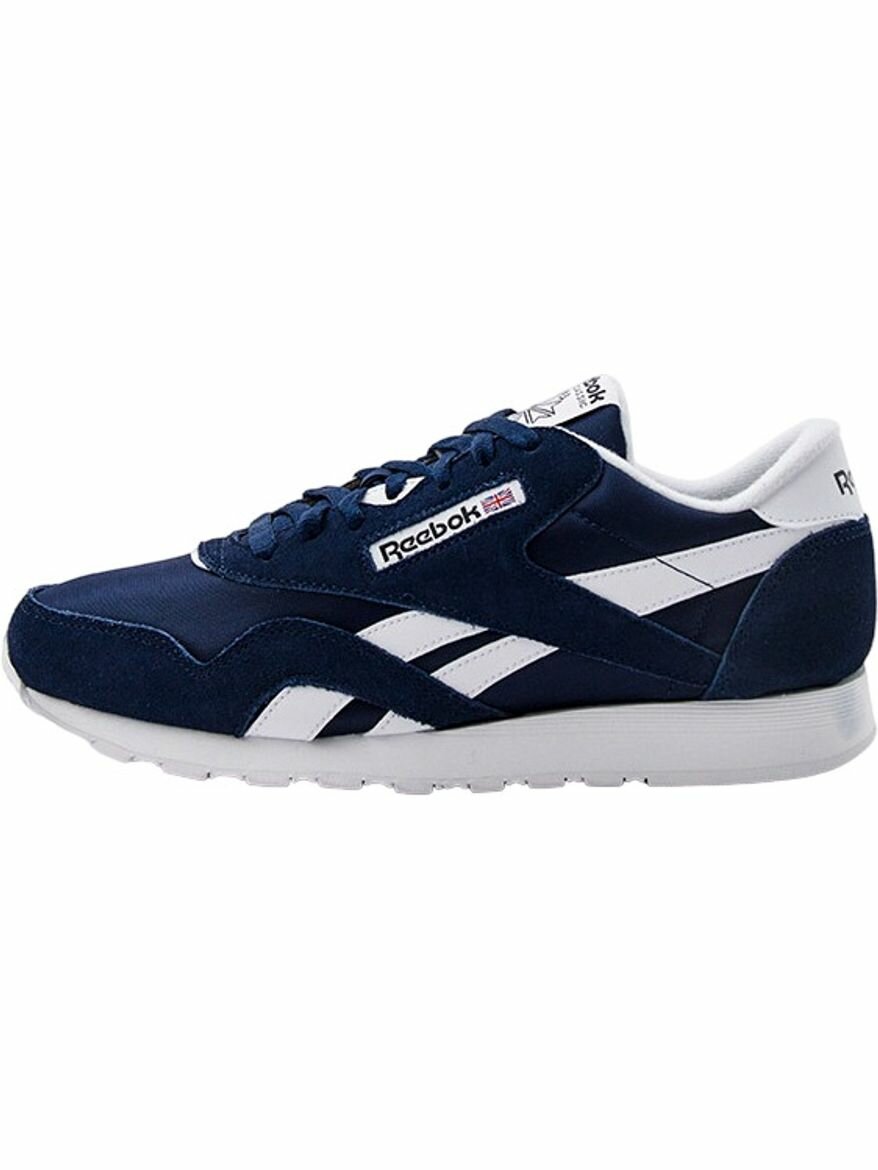 Кроссовки Reebok Classic Nylon, полнота F, размер 9,5 US, синий