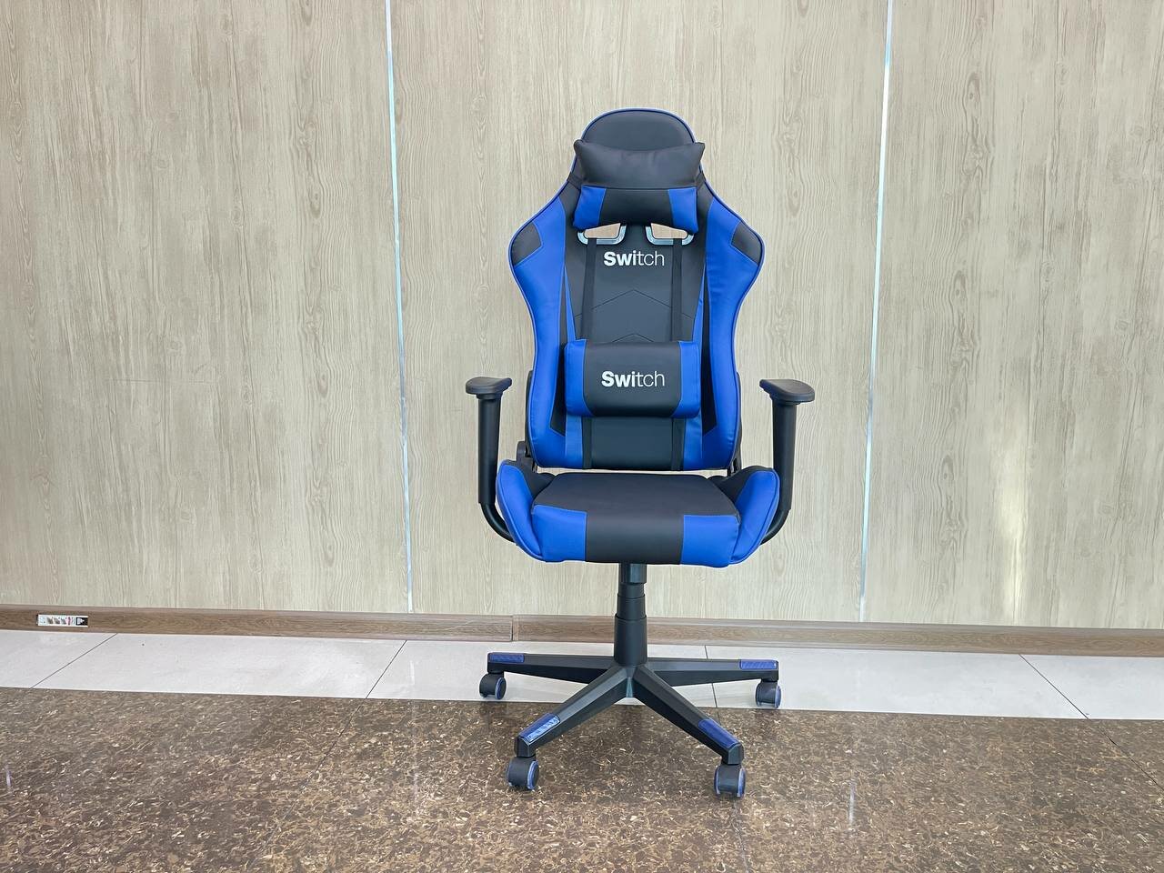Игровое, комфортный компютерное кресло для геймеров 5727 Dark Blue
