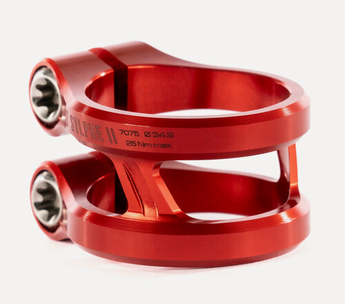 Изображение товара Зажим для трюкового самоката Ethic "Double Sylphe Clamp V2", 34.9 - Red