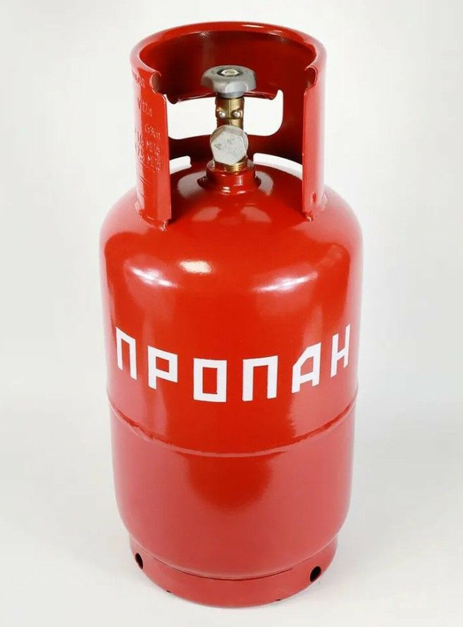 Баллон NOVOGAS ВБ-2, 12л, сварной, стальной, пропановый, резьбовое соединение