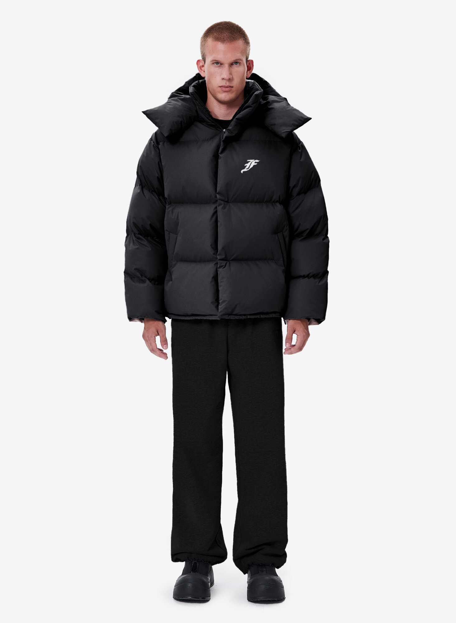 Пуховик FABLE Basic, размер M, черный
