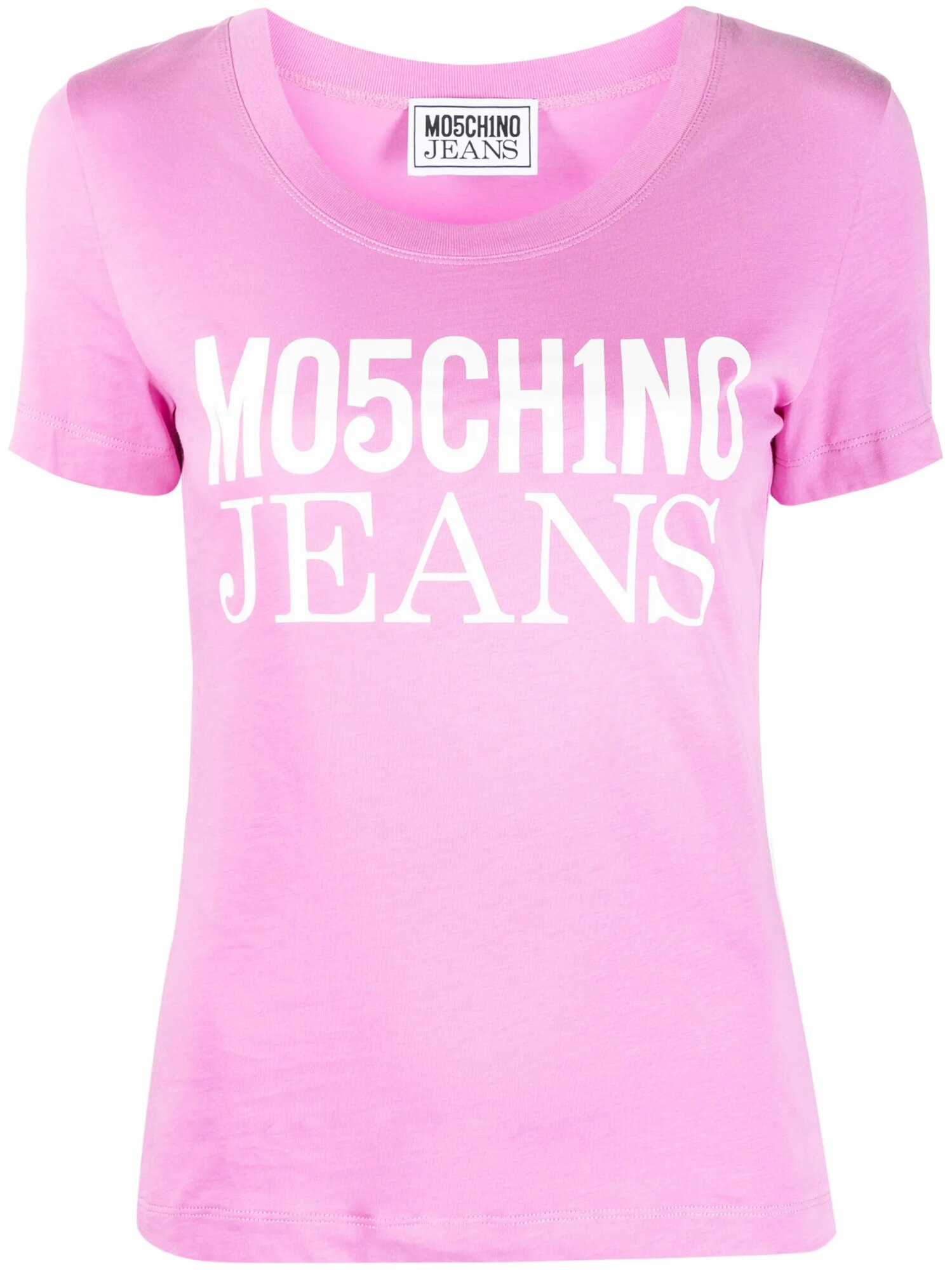 Футболка MOSCHINO, размер S, розовый