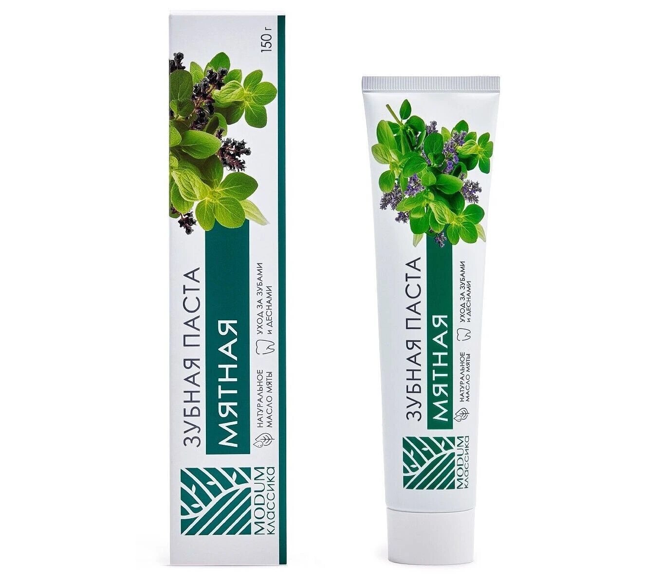 Паста зубная MODUM классика мятная, 150 г, Модум