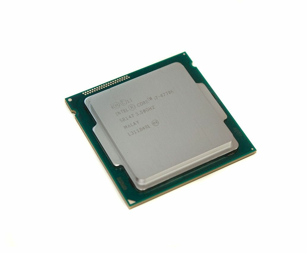 Процессор Intel Core i7 4770K сокет 1150 4 ядра 8 потоков до 3.9GHz разблокированный множитель 84Вт ОЕМ