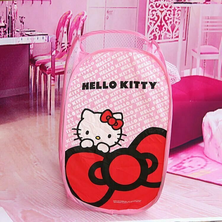Корзина для белья MINISO "Hello Kitty", нейлон, складная, устойчива к плесени и пыли