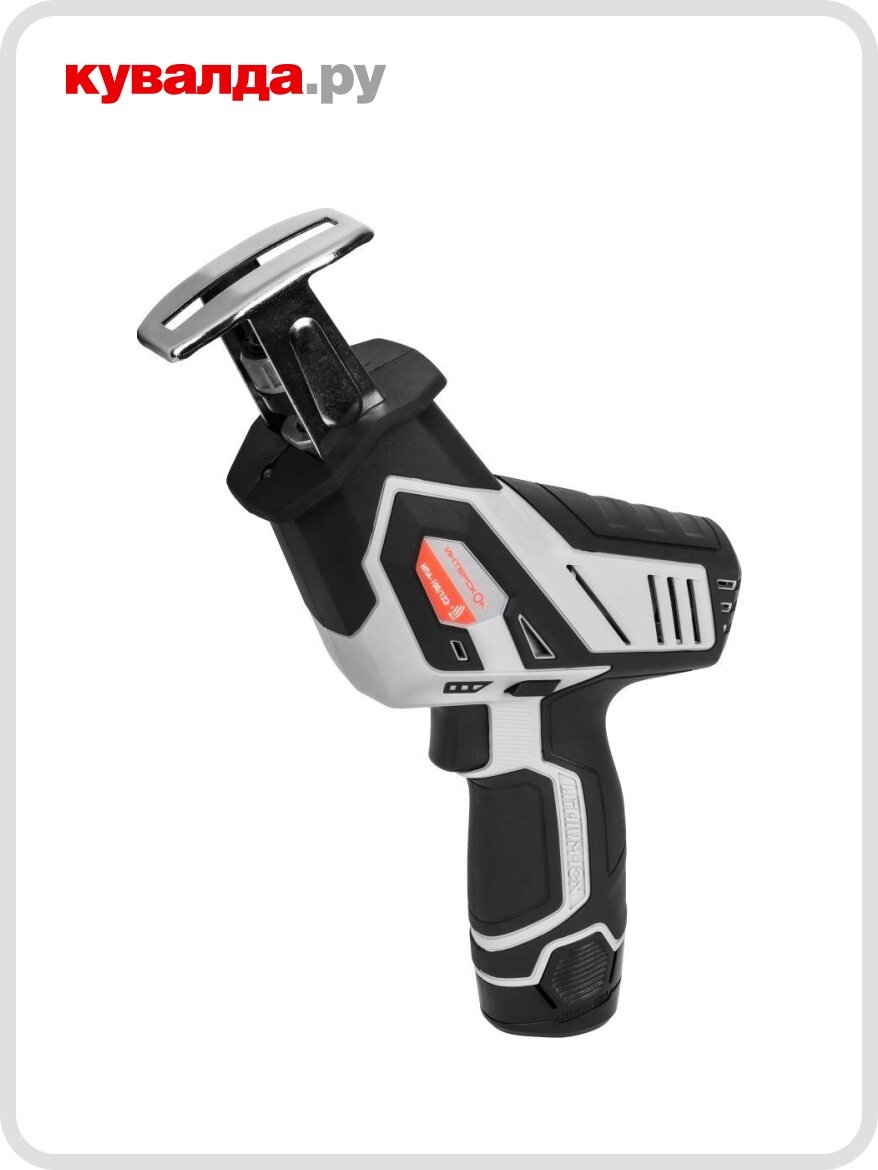 Пила сабельная аккумуляторная ИНТЕРСКОЛ НПА-100/12Э (Li-ion кейс 2 АКБ 20 Ач ЗУ)