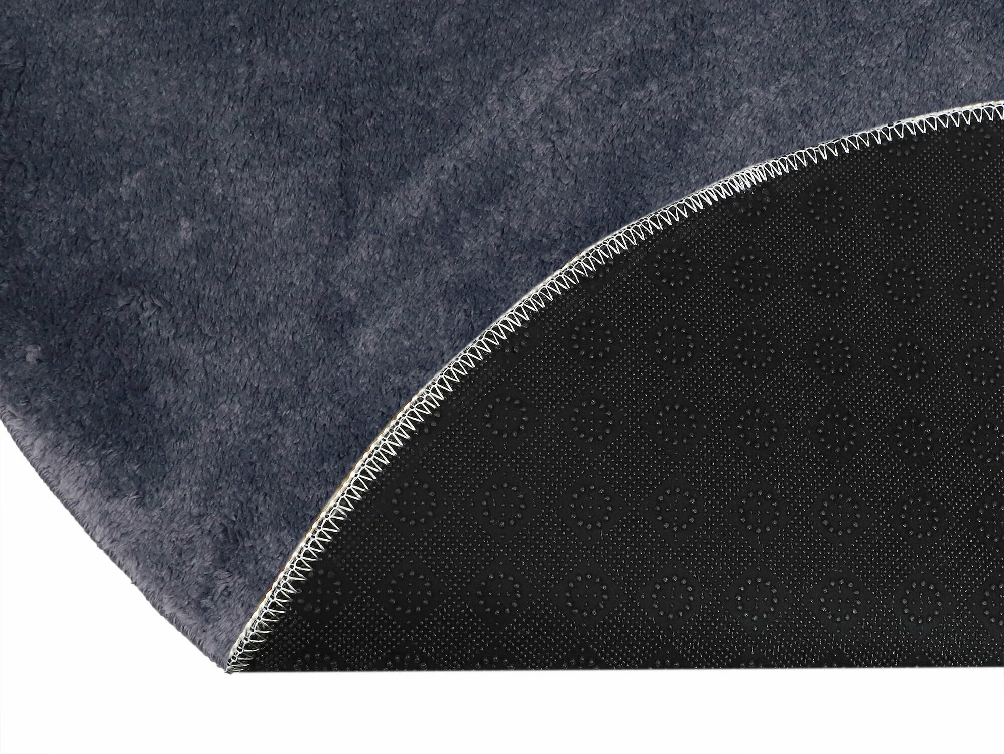 Ковер Plato Hali Vitrin 4086 Plain Anthracite Овал (0.8x1.5 м)