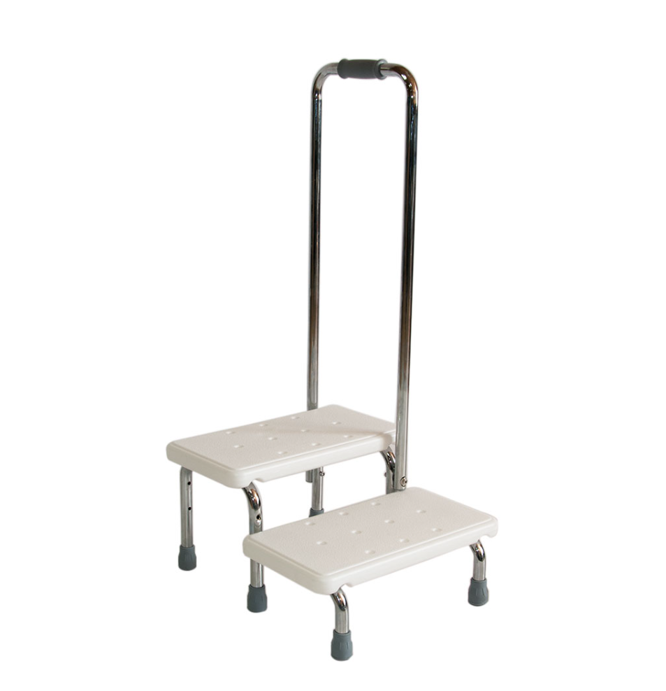 Вспомогательный поручень с 2-мя ступенями для ванной комнаты