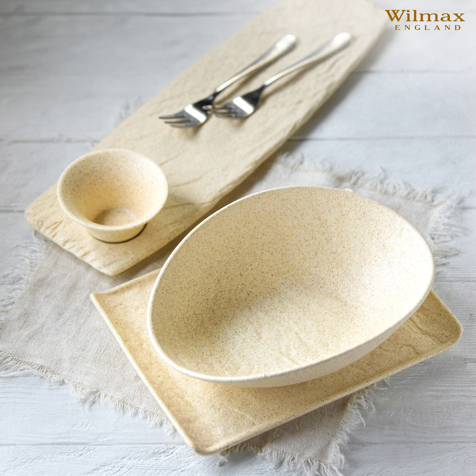 Тарелка прямоугольная 19,5x14,5 см WL‑661308/A — фото 1