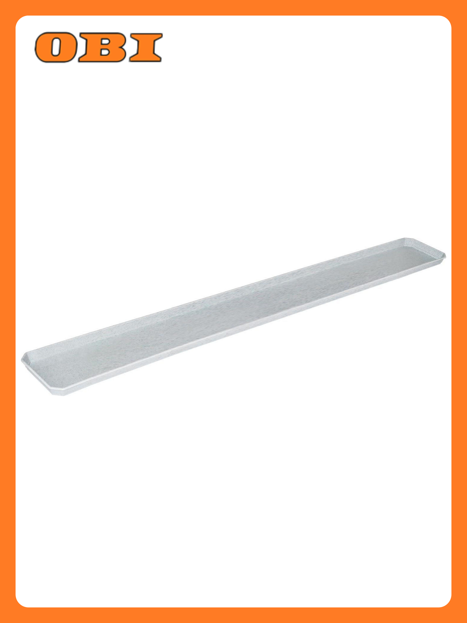 Поддон для ящика InGreen белый 100 см