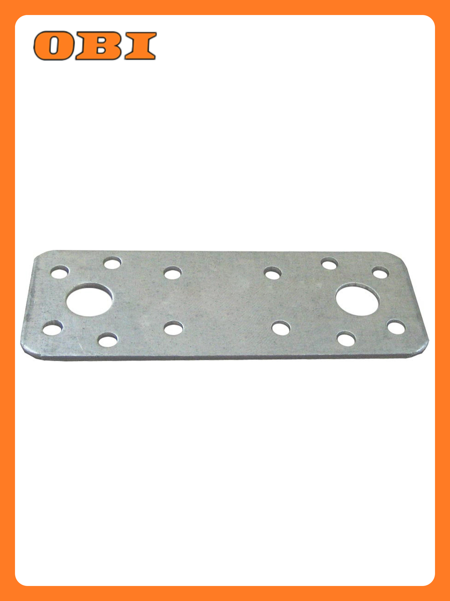 Пластина соединительная Tech-KREP оцинкованная сталь 100x35x2 мм