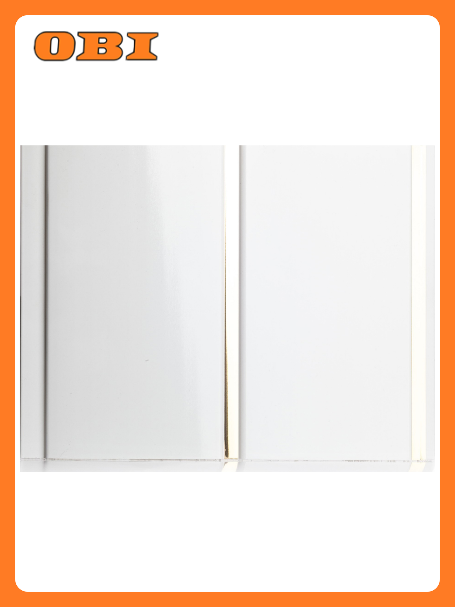 Панель ПВХ листовая Золото 240х3000х8мм глянцевая золотистый влагостойкие потолочная для кухни