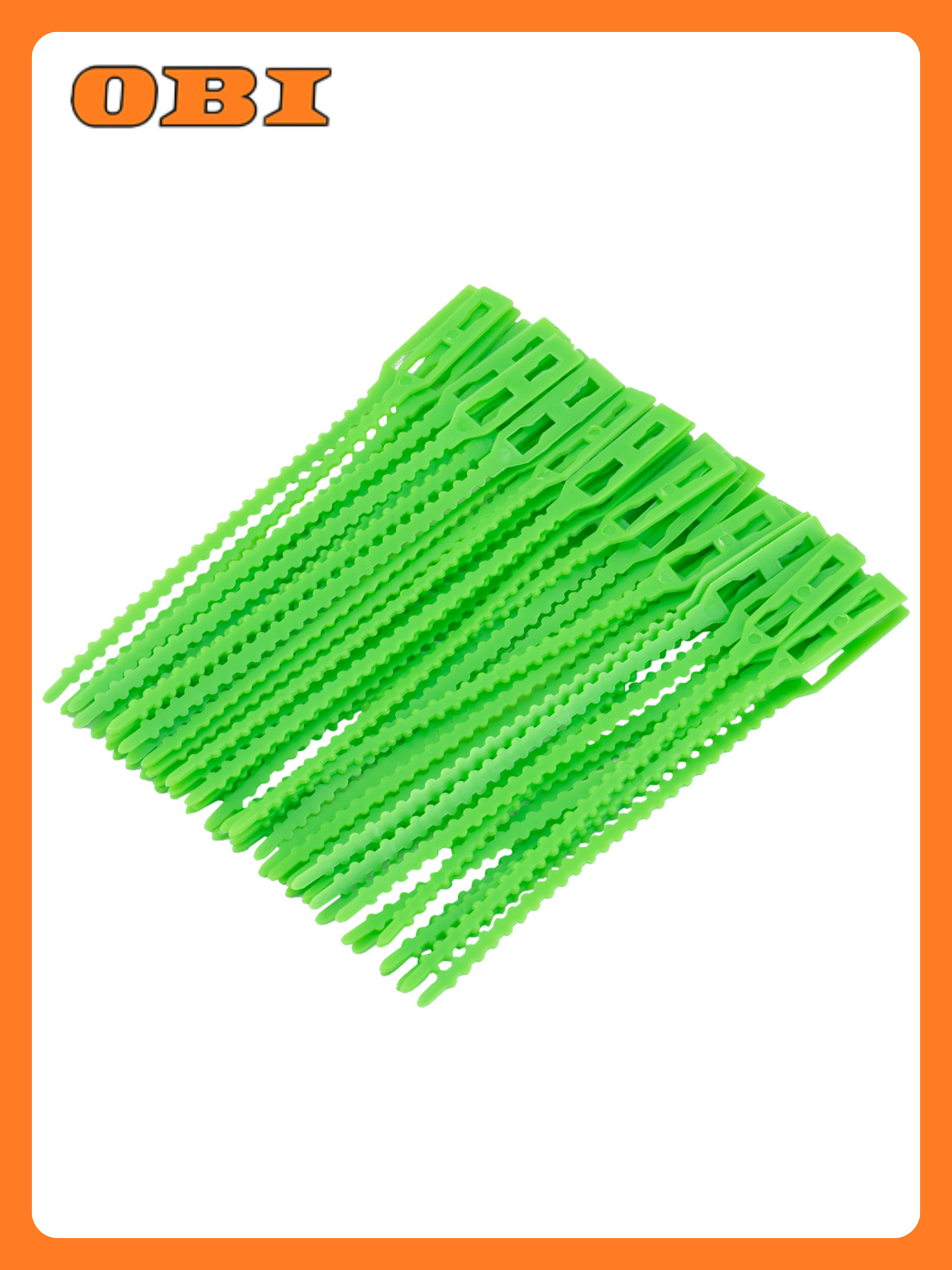 Подвязки для садовых растений 13 см пластиковые 50 шт// Palisad