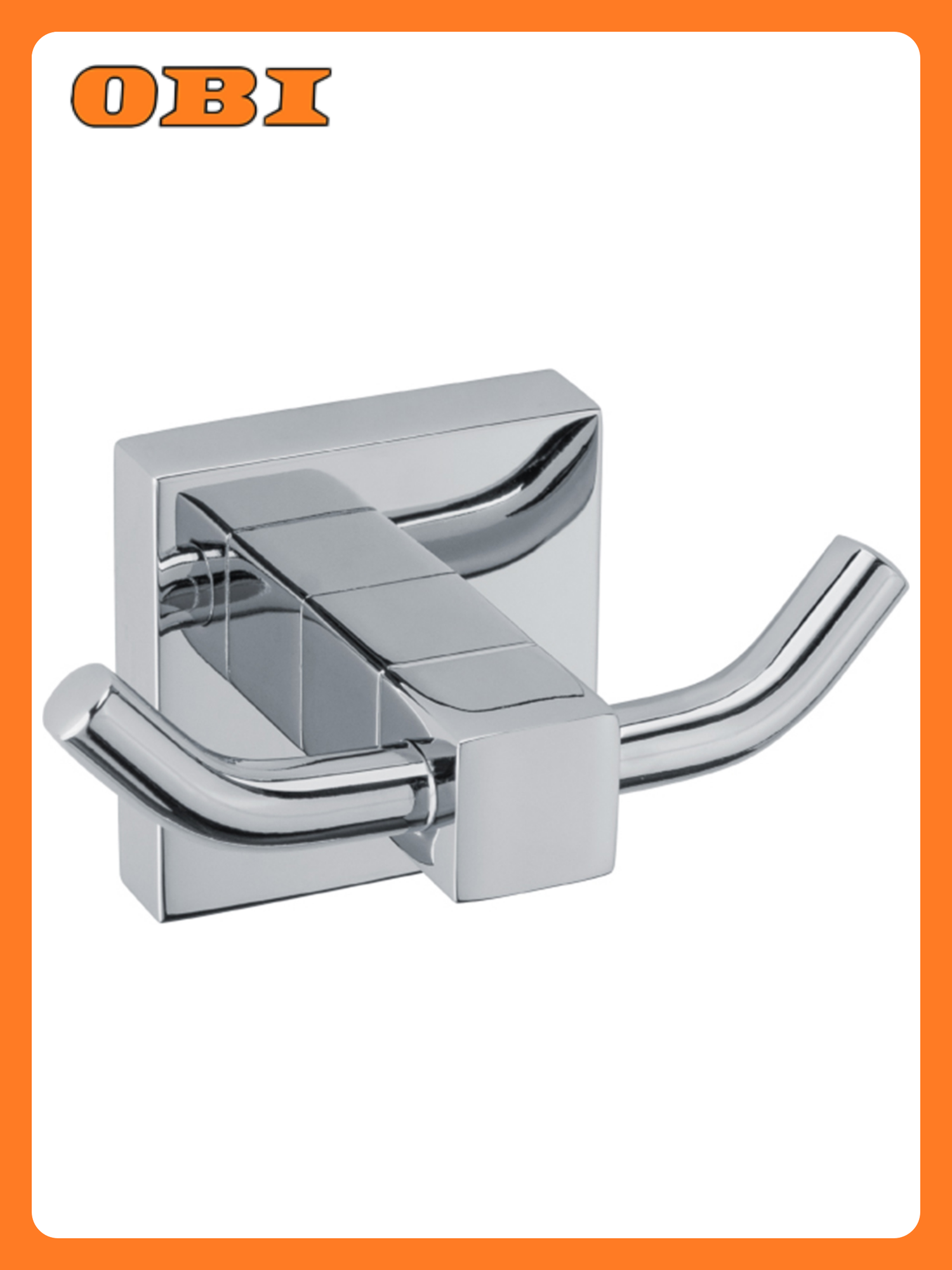 Крючок Fixsen Metra двойной хромированное покрытие латунь 9x5x5 см