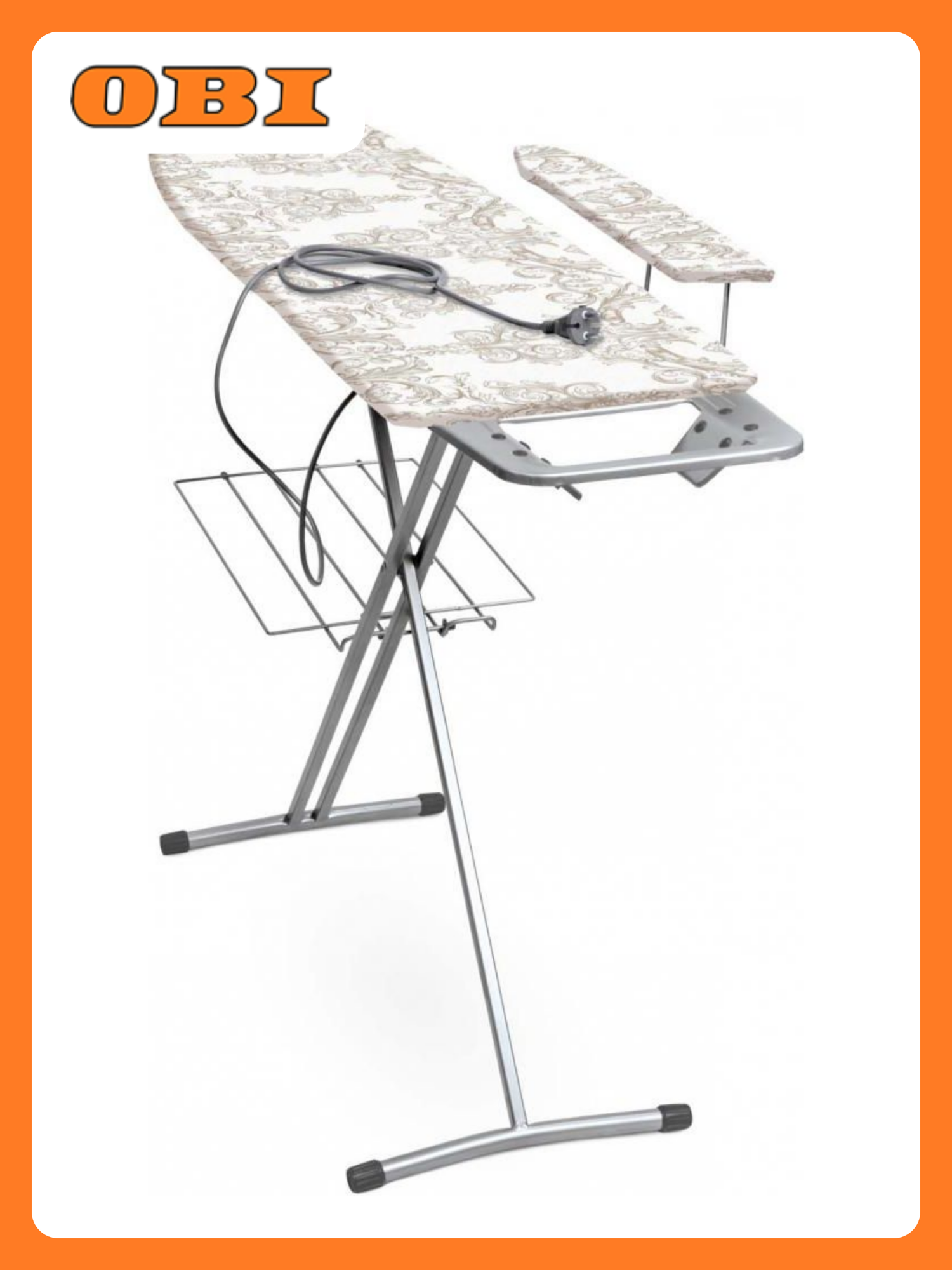 Гладильная доска НИКА н3+ фанера 122х34х85 см (расцветка чехла в ассортименте)