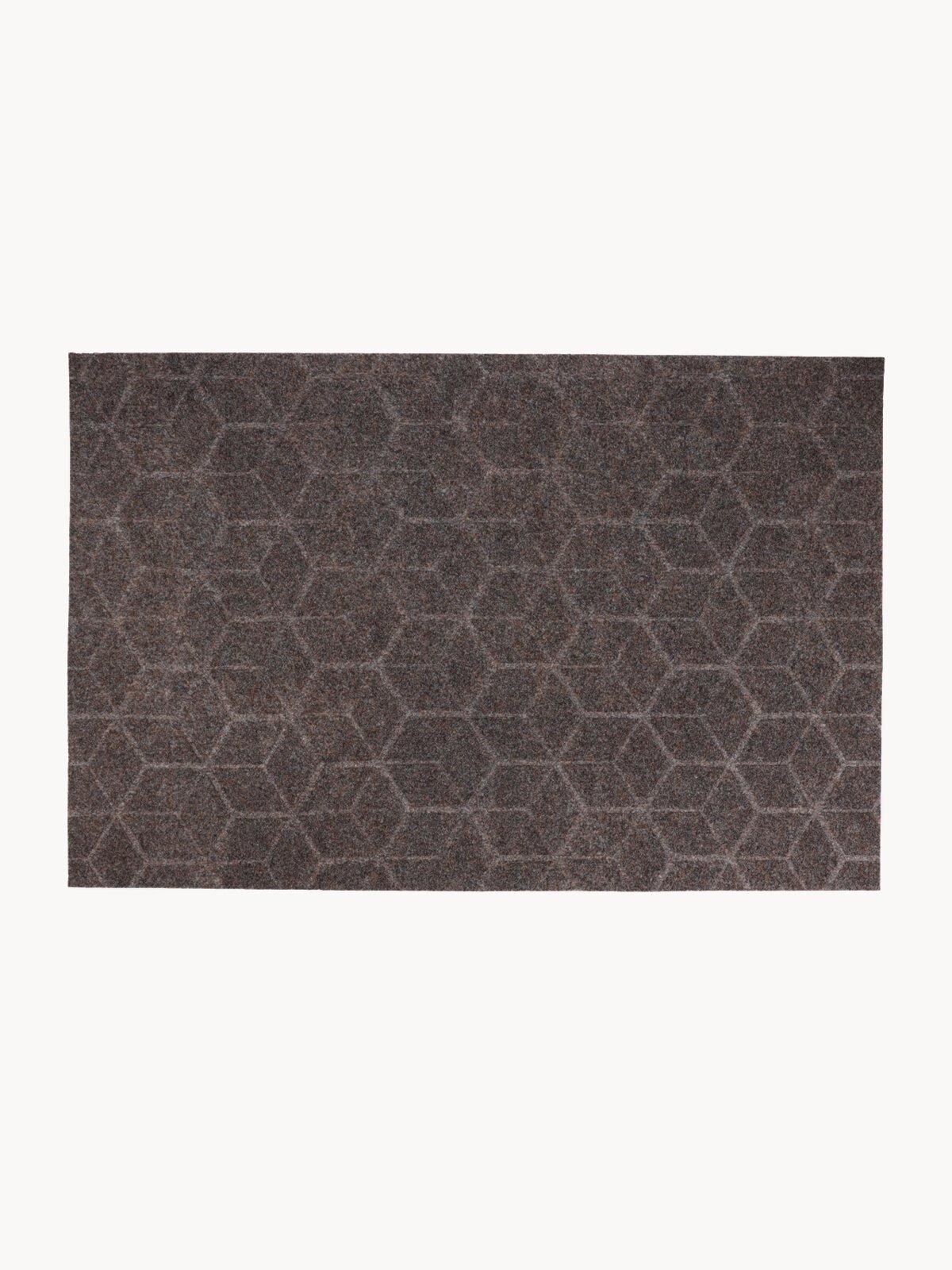 Коврик вырезной придверный SHAHINTEX практик Соты антискользящий влаговпитывающий 60х90 мокко