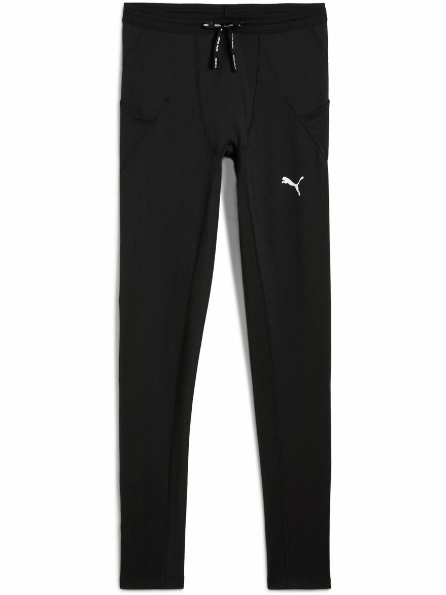 Тайтсы PUMA M Run Microfleece Tight, размер XXL, черный — фото 1