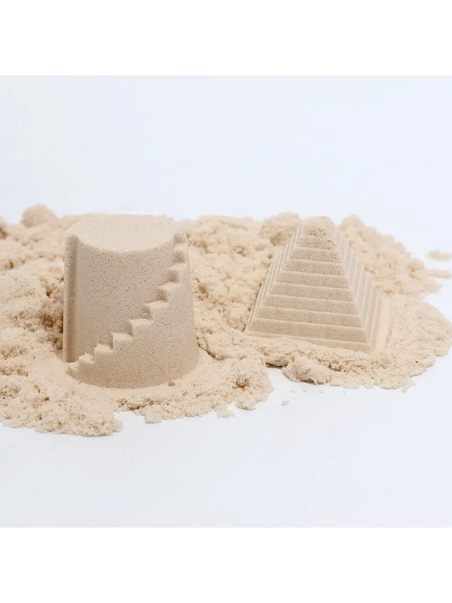 Магический белый кинетический песок для творчества