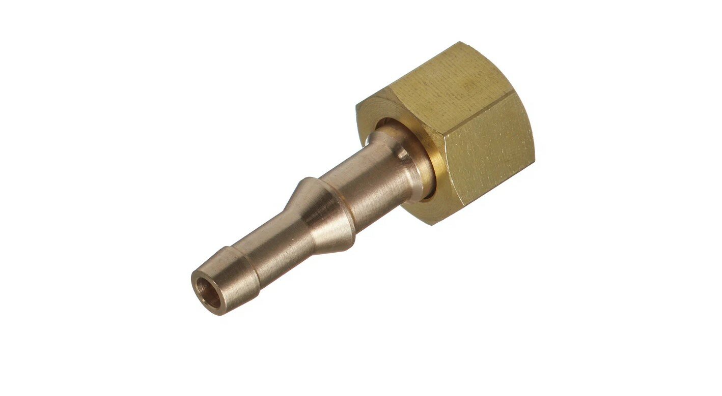 Штуцер со съемной гайкой М16 левая резьба для рукава Foob d6-9 мм