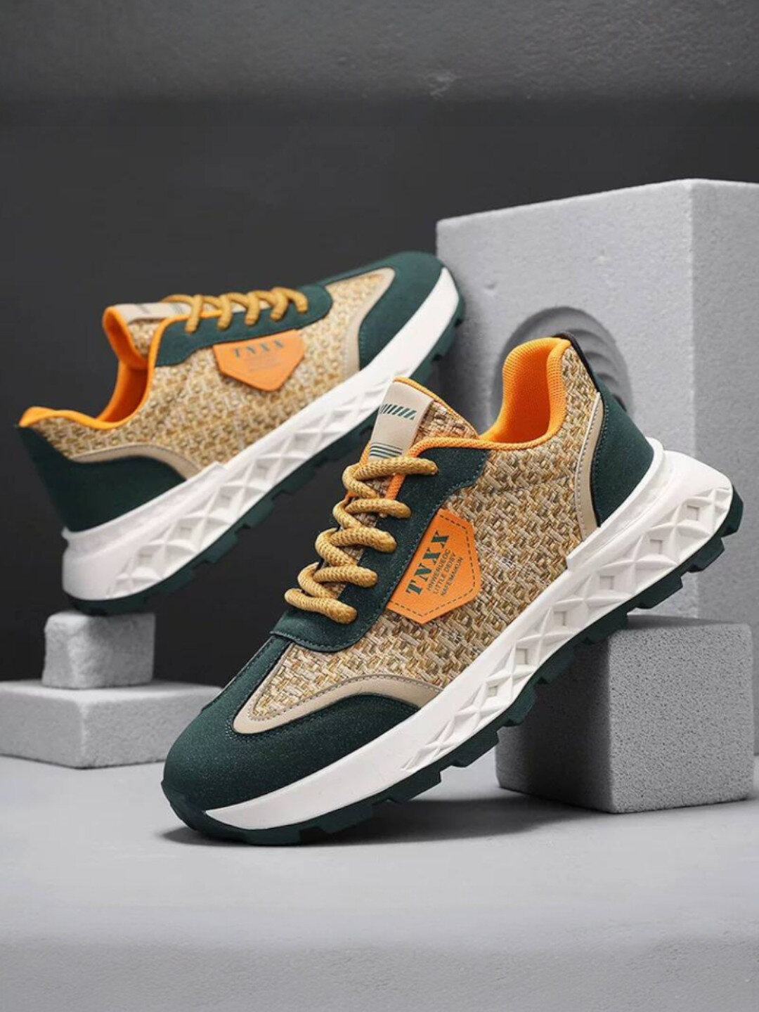 Кроссовки , размер 42, зеленый