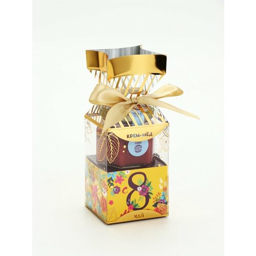 Набор С 8 Марта крем-мёд чай 50 г 4530100 744₽
