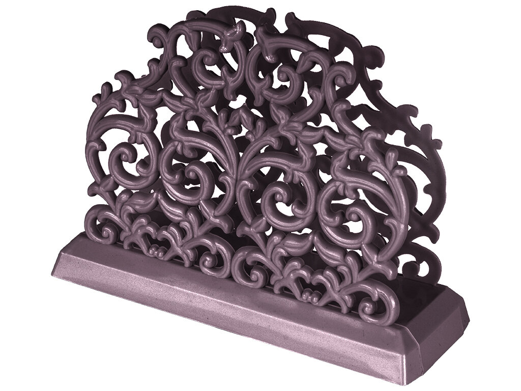 Салфетница золотая на стол (коричневый)