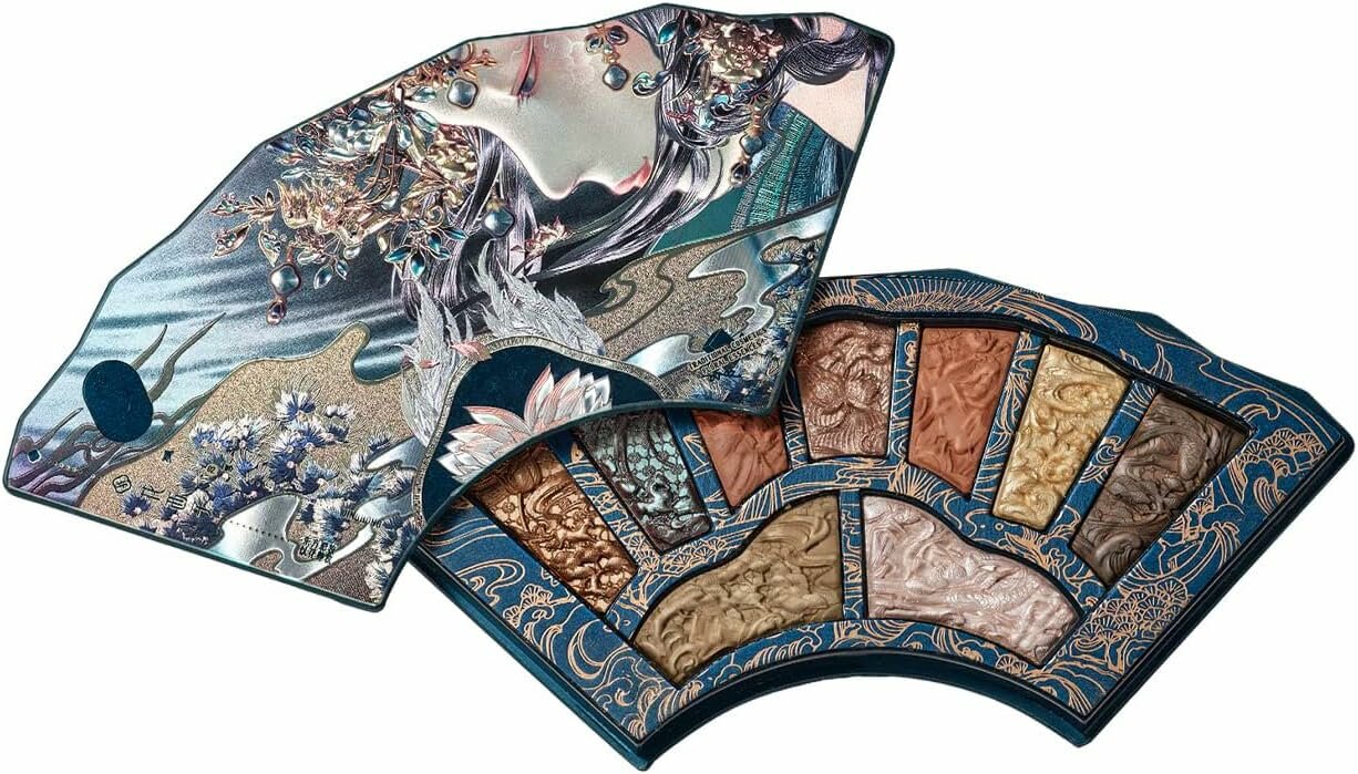 FLORASIS Floral Engraving Odey The First Sight палетка, матовые и глиттер, без осыпания, многофункц.