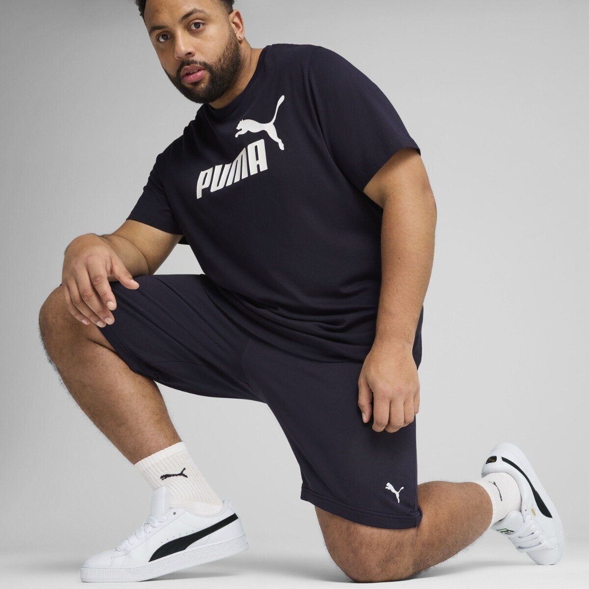 Шорты спортивные PUMA Essentials 10", размер M, синий — фото 1