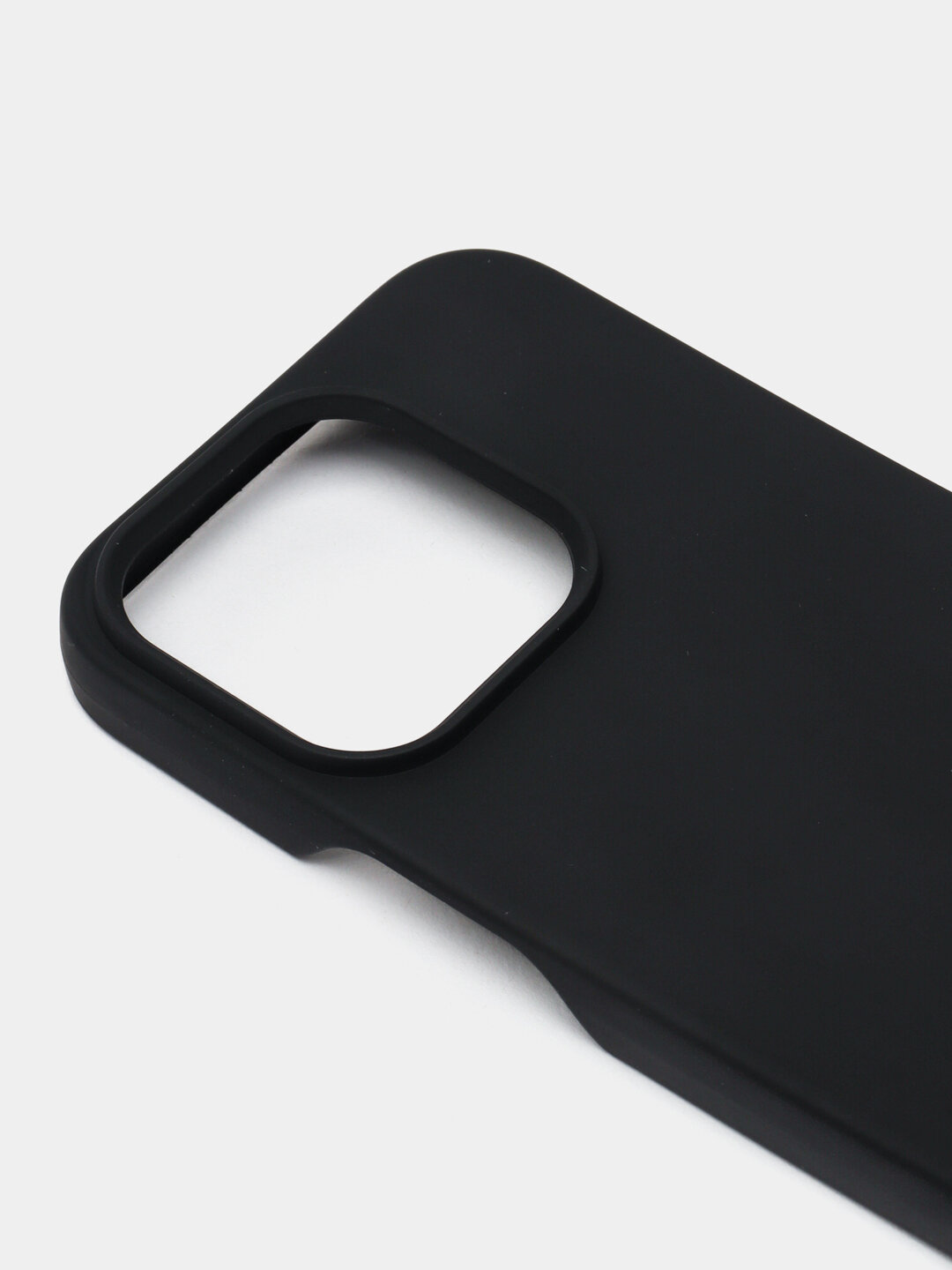 Чехол, для iPhone 15 Plus, мягкий, силиконовый, матовый, черный — фото 1