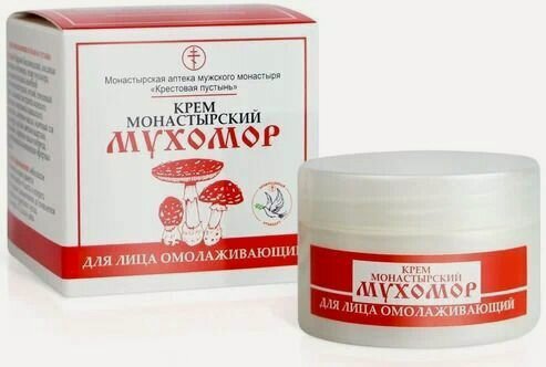 Изображение товара Бизорюк Крем для лица монастырский омолаживающий Мухомор