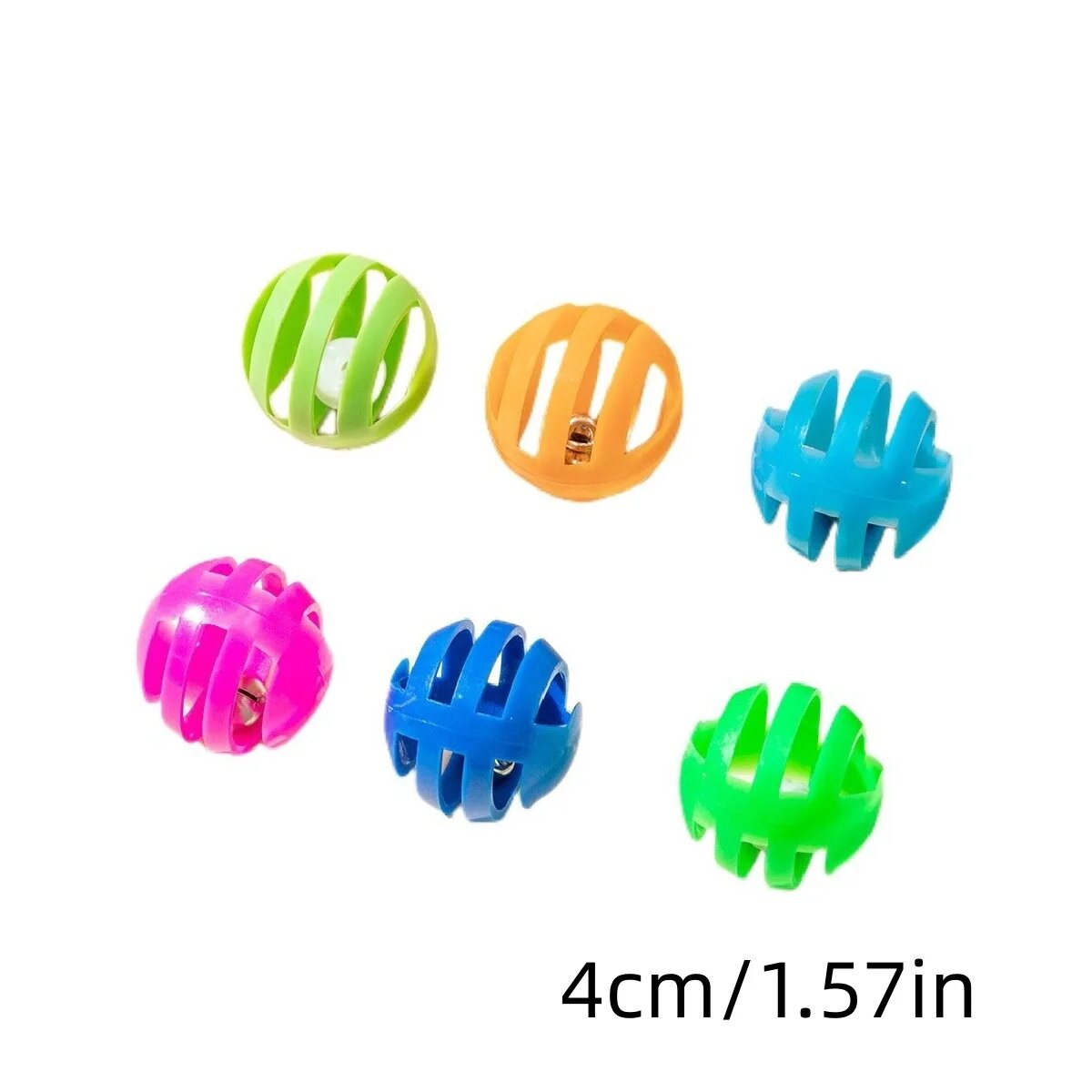 Пластиковый колокольчик для кошек, 1Pc Hollow Ball