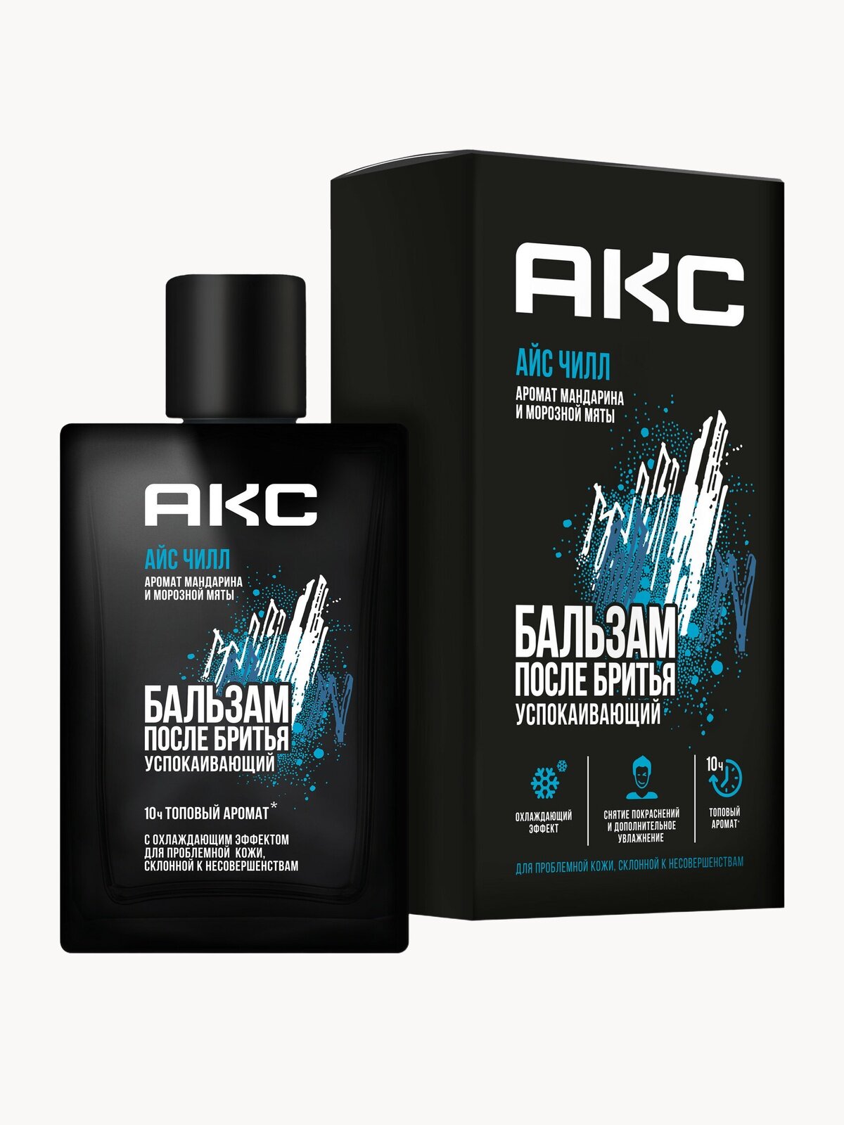 Акс Бальзам после бритья для мужчин успокаивающий с охлаждающим эффектом, увлажняющий от раздражений и покраснений 100мл