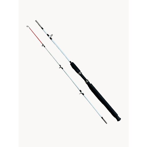 Спиннинг Крокодил 2-х частный штекерный, тест 100-250 грамм, 120 см, белый