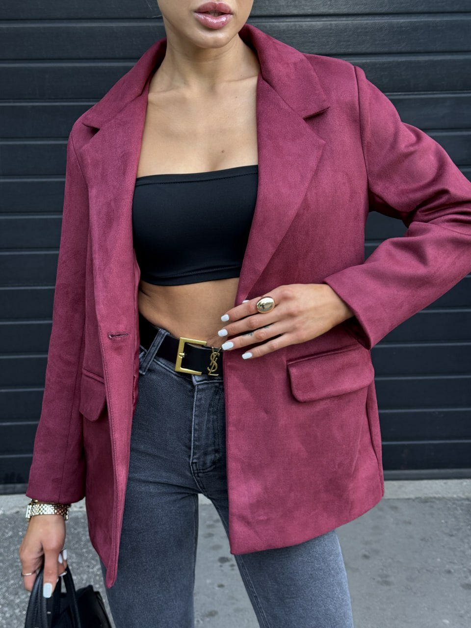 Пиджак ALIENTORY, размер 44, красный