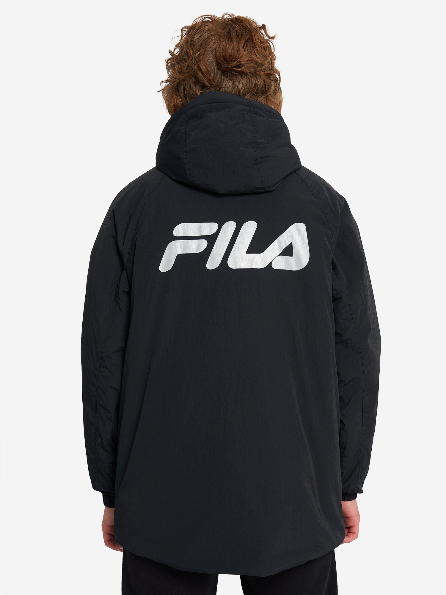 Куртка спортивная Fila, размер 170-176, черный — фото 1