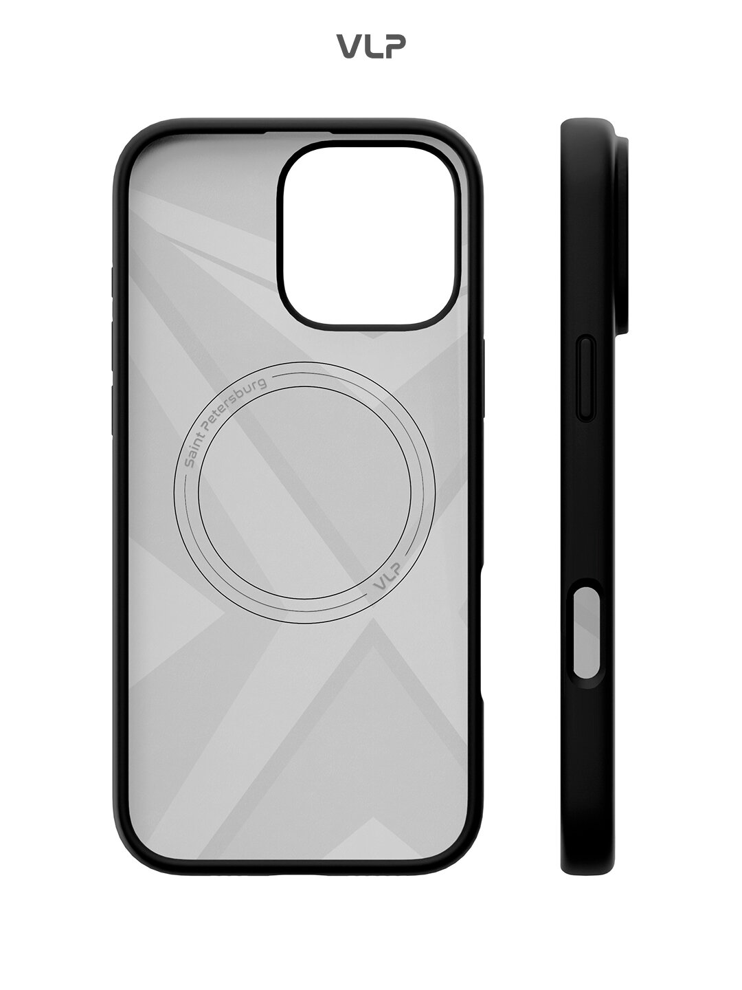 Чехол на iPhone 16 ProMax с MagSafe VLP Aster Case, черный — фото 1