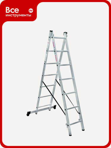 Изображение товара Двухсекционная лестница Новая Высота 2х7 ступеней 1220207