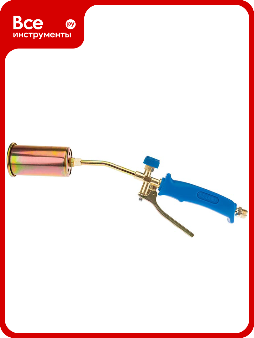 Кровельная горелка REXANT ГВП-450КР набор - 3 насадки шланг 1.5 м 11-0998