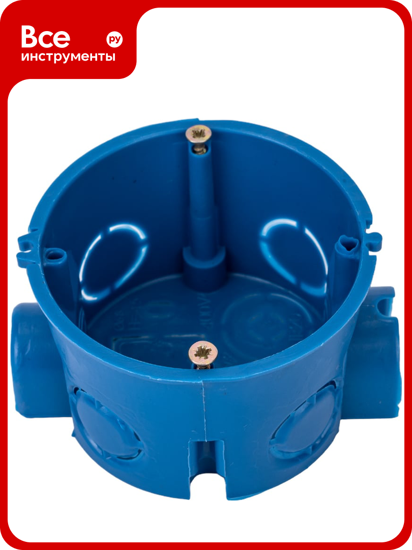 Установочная коробка REXANT бетон/кирпич блочная 68х45мм С3М3 28-3046