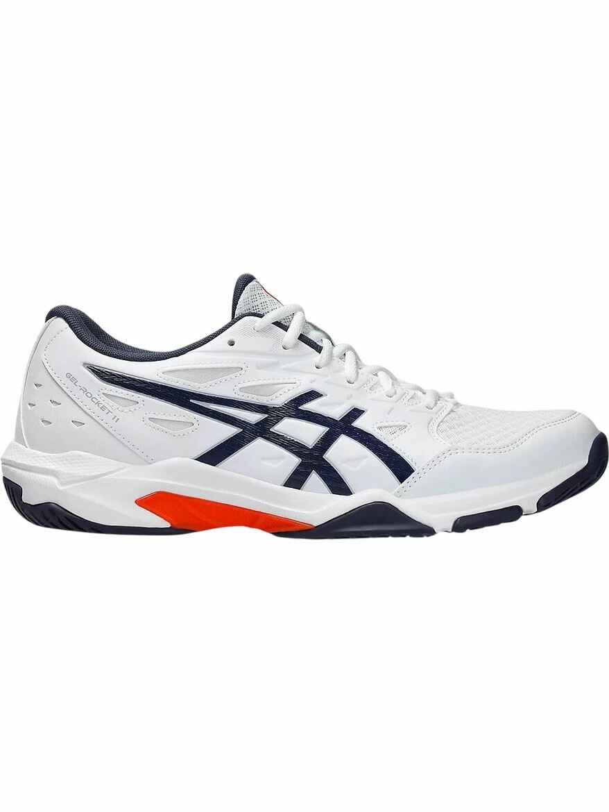 Кроссовки ASICS GEL-ROCKET 11, полнота F, размер 11 US, белый,