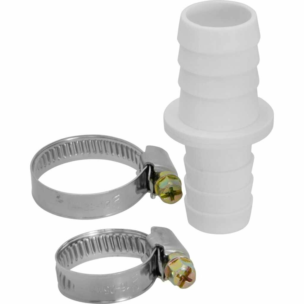 Штуцер MasterProf для сливных шлангов 19х22 мм с хомутом