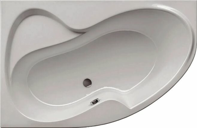 Акриловая ванна Ravak Rosa II CM21000000 L без опоры 160x105 см угловая левая пристенная белая асимметричная